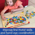 Load image into Gallery viewer, Lift & Learn USA Map Puzzle