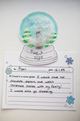 Load image into Gallery viewer, Printable December "If I Lived In A Snow Globe" Snow Globe Keepsake Craftivity