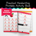 Load image into Gallery viewer, Preschool Handwriting Printable Activity Book