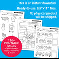 Load image into Gallery viewer, Printable Bridge To Kindergarten Digital Summer Workbook