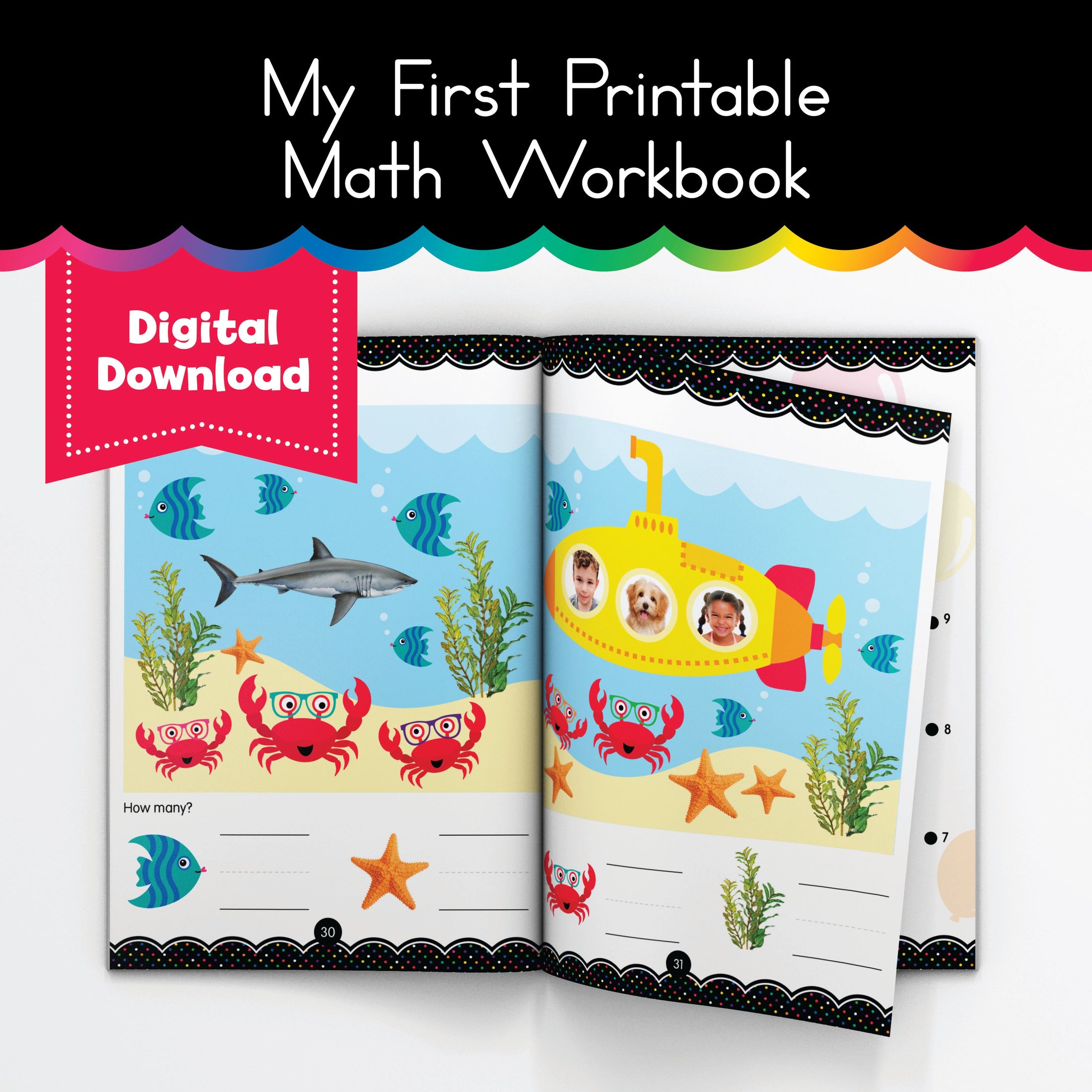 My First Printable Math Workbook