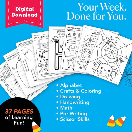 Printable Preschool October Week 4 Resources