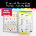 Load image into Gallery viewer, Preschool Handwriting Printable Activity Book
