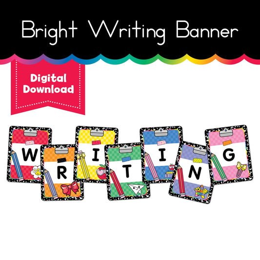 Bright Writing Banner