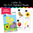 Load image into Gallery viewer, My first alphabet reader letter Ss