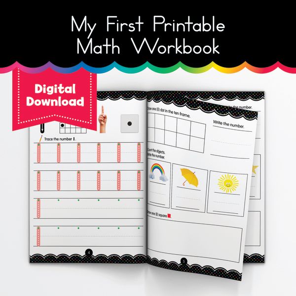 My First Printable Math Workbook