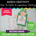 Load image into Gallery viewer, Printable March How To Catch A Leprechaun Craftivity