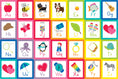 Load image into Gallery viewer, Rainbow Alphabet Cards Sit Spots Rug