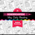 Load image into Gallery viewer, Printable Kindergarten May Daily Reading