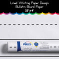 Load image into Gallery viewer, Lined Writing Paper Design Bulletin Board Paper