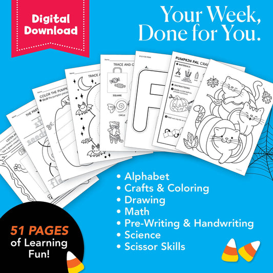 Printable Preschool October Week 2 Resources
