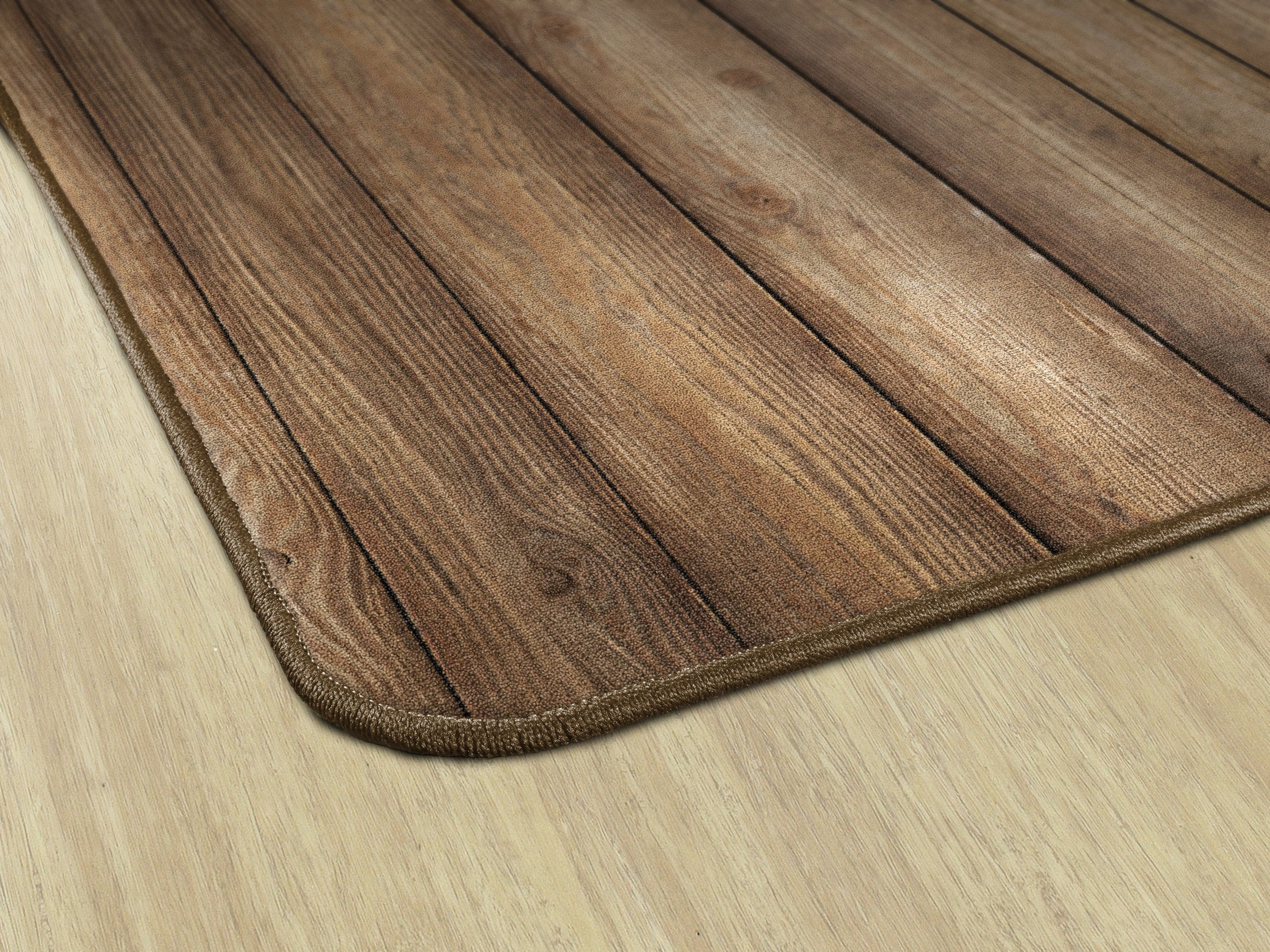 Rustic Wood Classroom Rug by Schoolgirl Style
