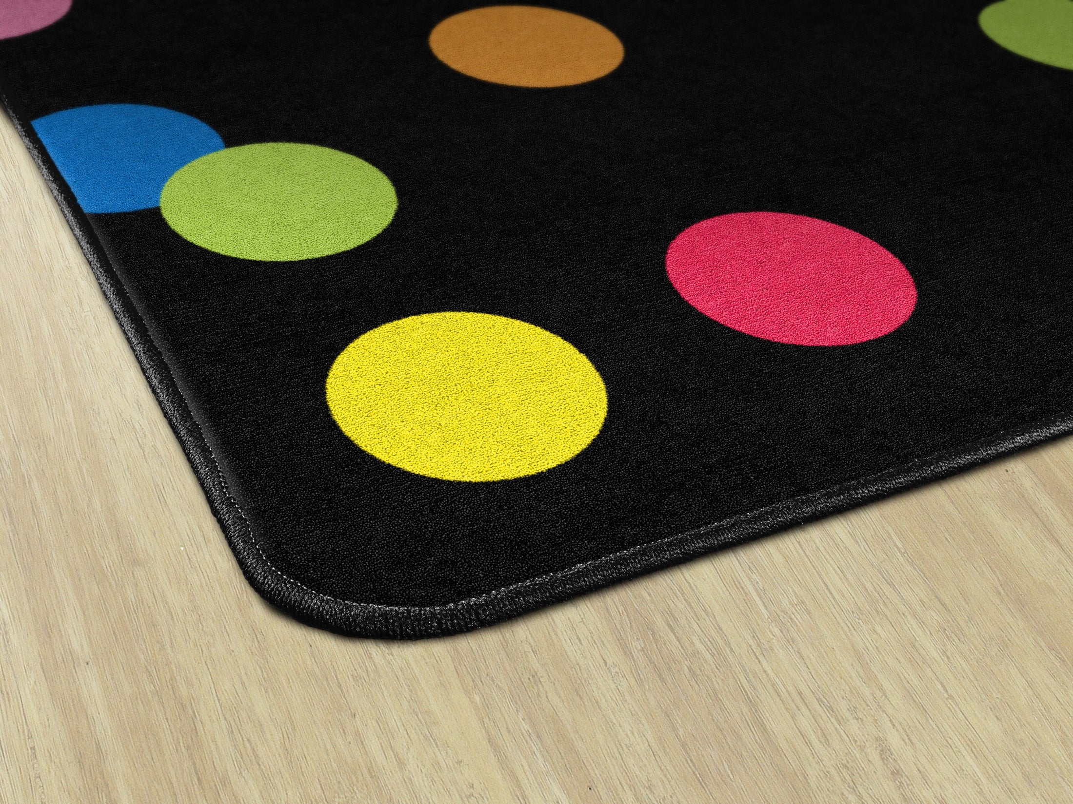 Rainbow Polka Dots Classroom Rugs  by Schoolgirl Style