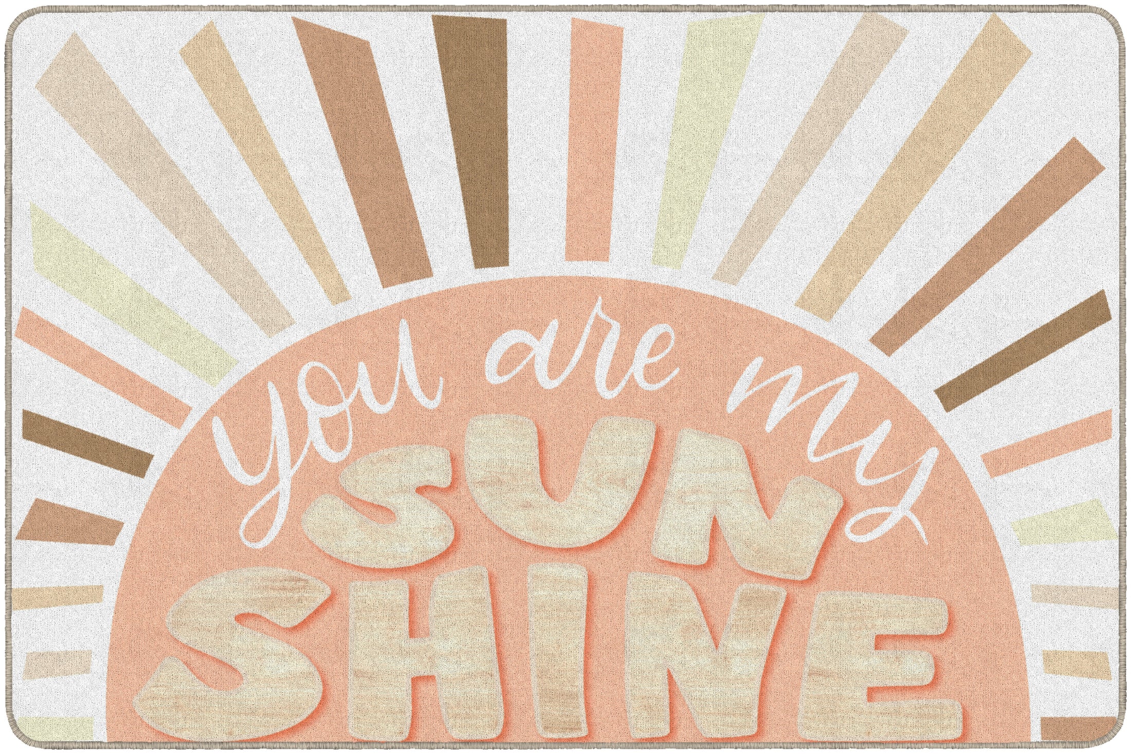 You Are My Sunshine Classroom Rug by Schoolgirl Style