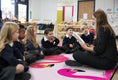 Load image into Gallery viewer, Flamingo Classroom Rug by Schoolgirl Style