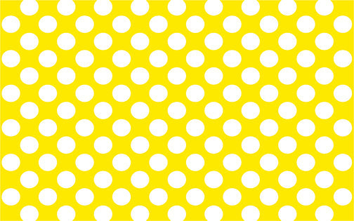 yellow polka dot classroom rug by schoolgirl style