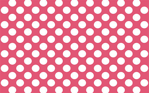Hot Pink Polka Dot Classroom Rug by Schoolgirl Style