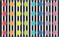 Load image into Gallery viewer, Rainbow Poms and Stripes Sit Spots Classroom Rug by Schoolgirl Style
