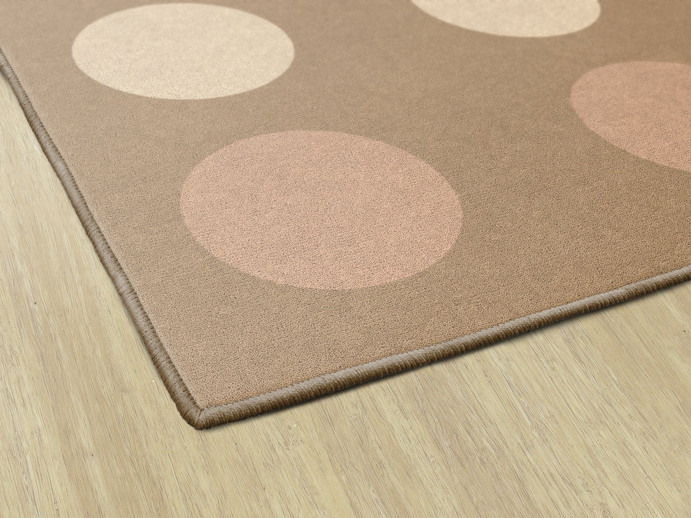 Neutral Sit Spots Classroom Rug by Schoolgirl Style