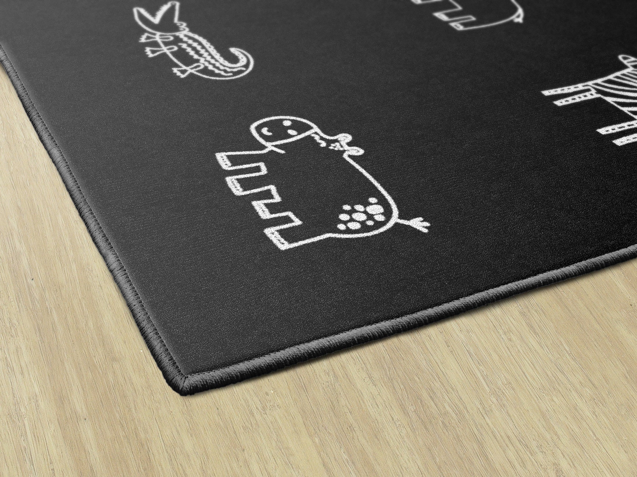 Animal Safari Sit Spots Rug