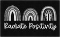 Load image into Gallery viewer, Radiate Positivity Boho Rainbow Classroom Rug by Schoolgirl Style