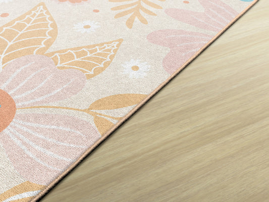 Fields of Flowers Classroom Rug by Schoolgirl Style