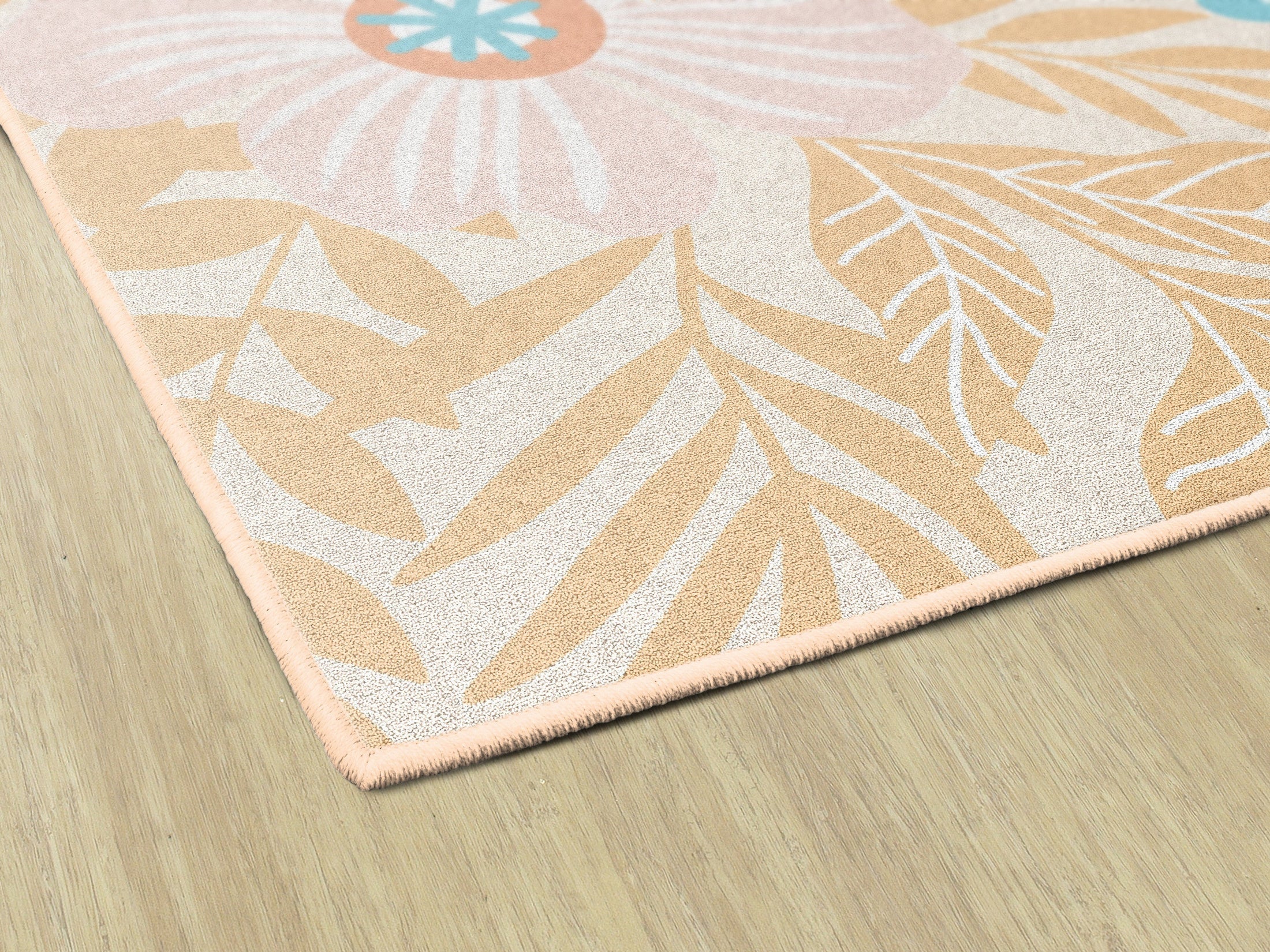 Fields of Flowers Classroom Rug by Schoolgirl Style