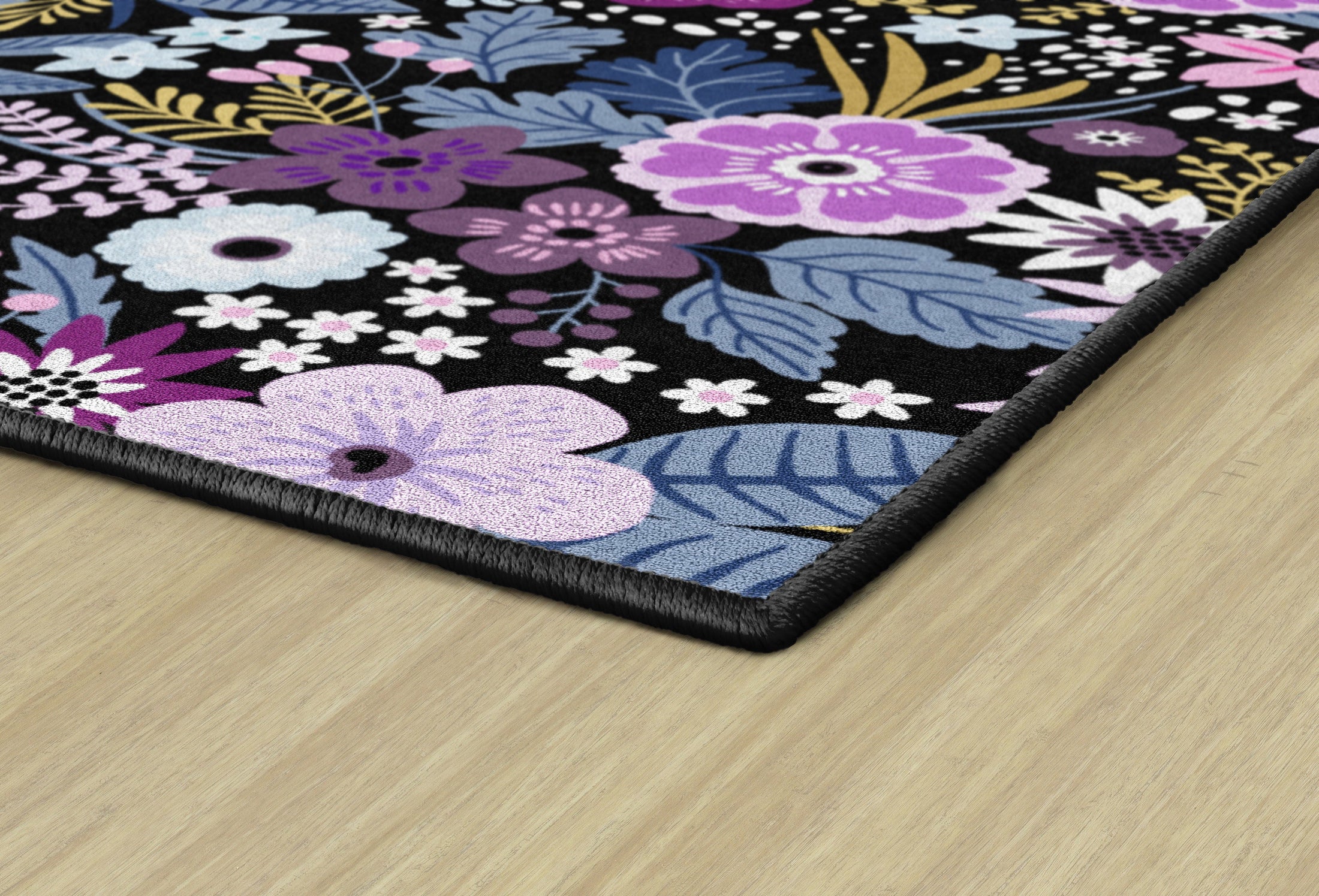 western floral rug
