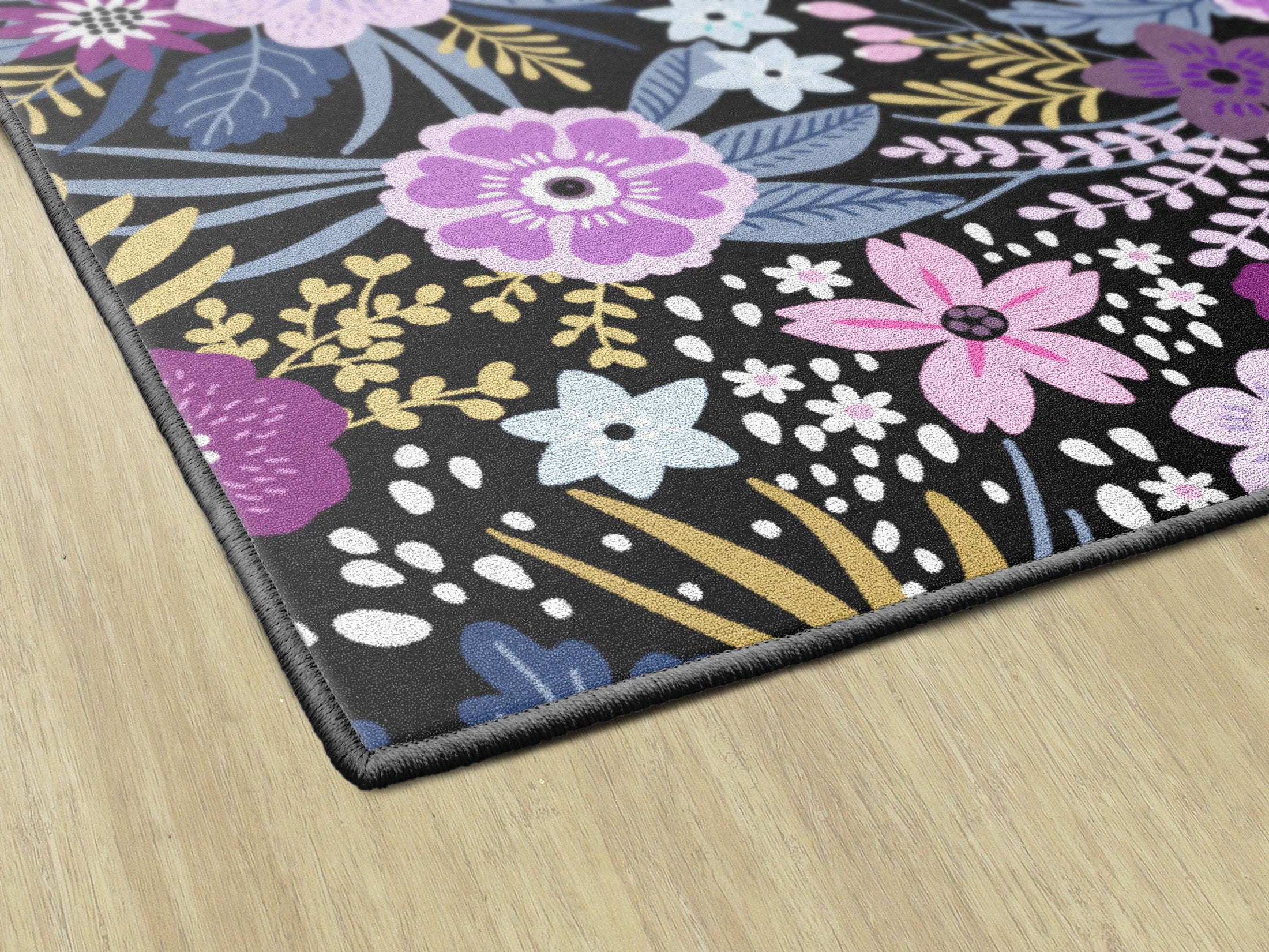 western floral rug