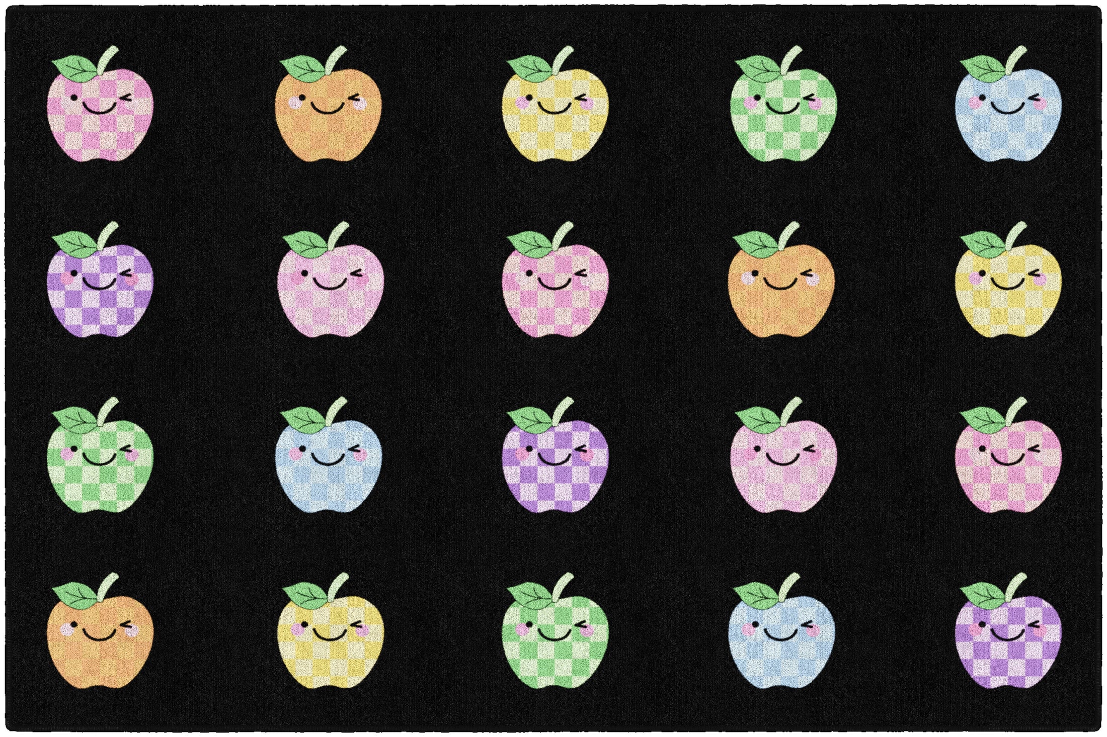Apple Sit Spots | Classroom Rugs
