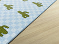 Load image into Gallery viewer, Cactus Sit Spots on Light Blue Classroom Rug by Schoolgirl Style