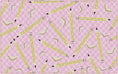 Load image into Gallery viewer, Pencils on Pink Checkerboard Rug