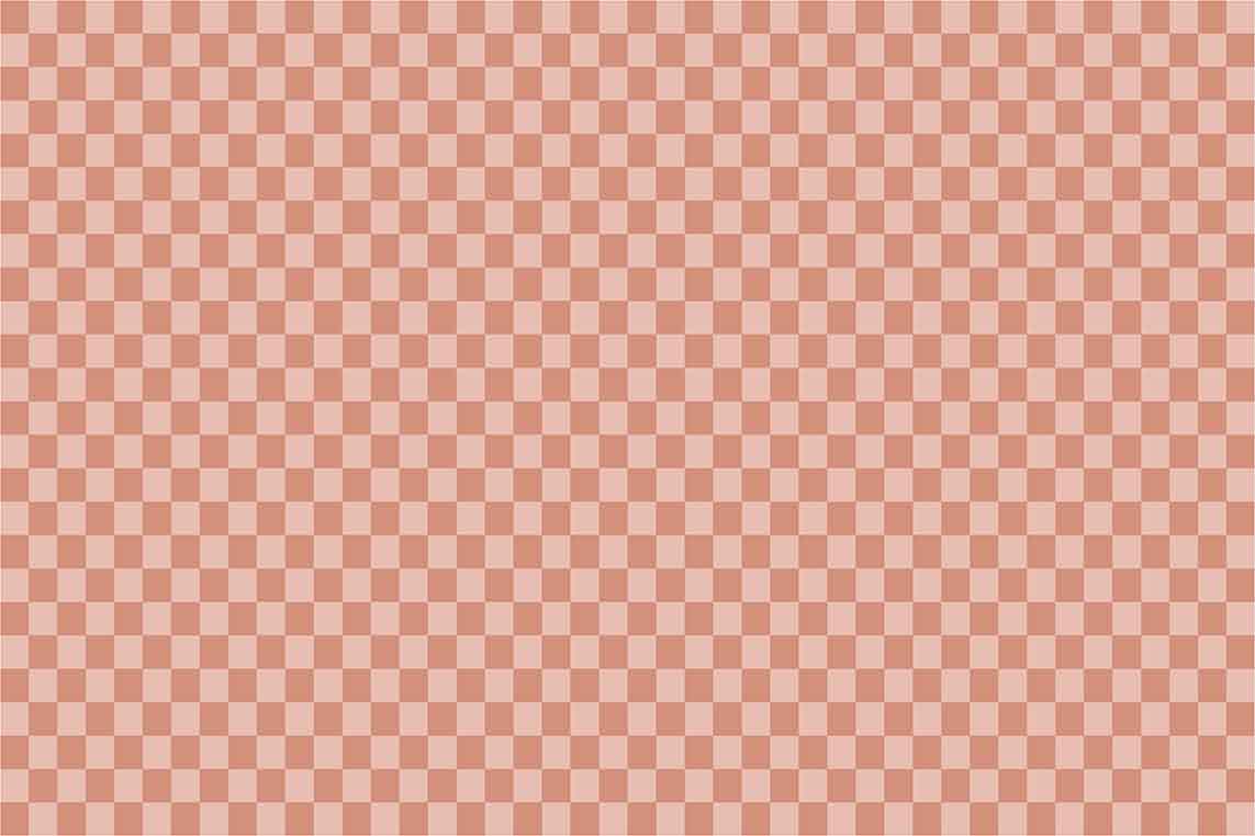 Coral Checkerboard Classroom Rug by Schoolgirl Style