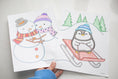 Load image into Gallery viewer, Free Printable January Coloring Pages Pack 2
