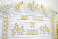 Load image into Gallery viewer, September Pencil Crafivity Bulletin Board Set