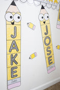 Load image into Gallery viewer, September Pencil Crafivity Bulletin Board Set