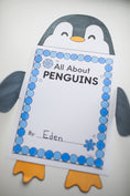 Load image into Gallery viewer, Printable January All About Penguins Writing Craftivity
