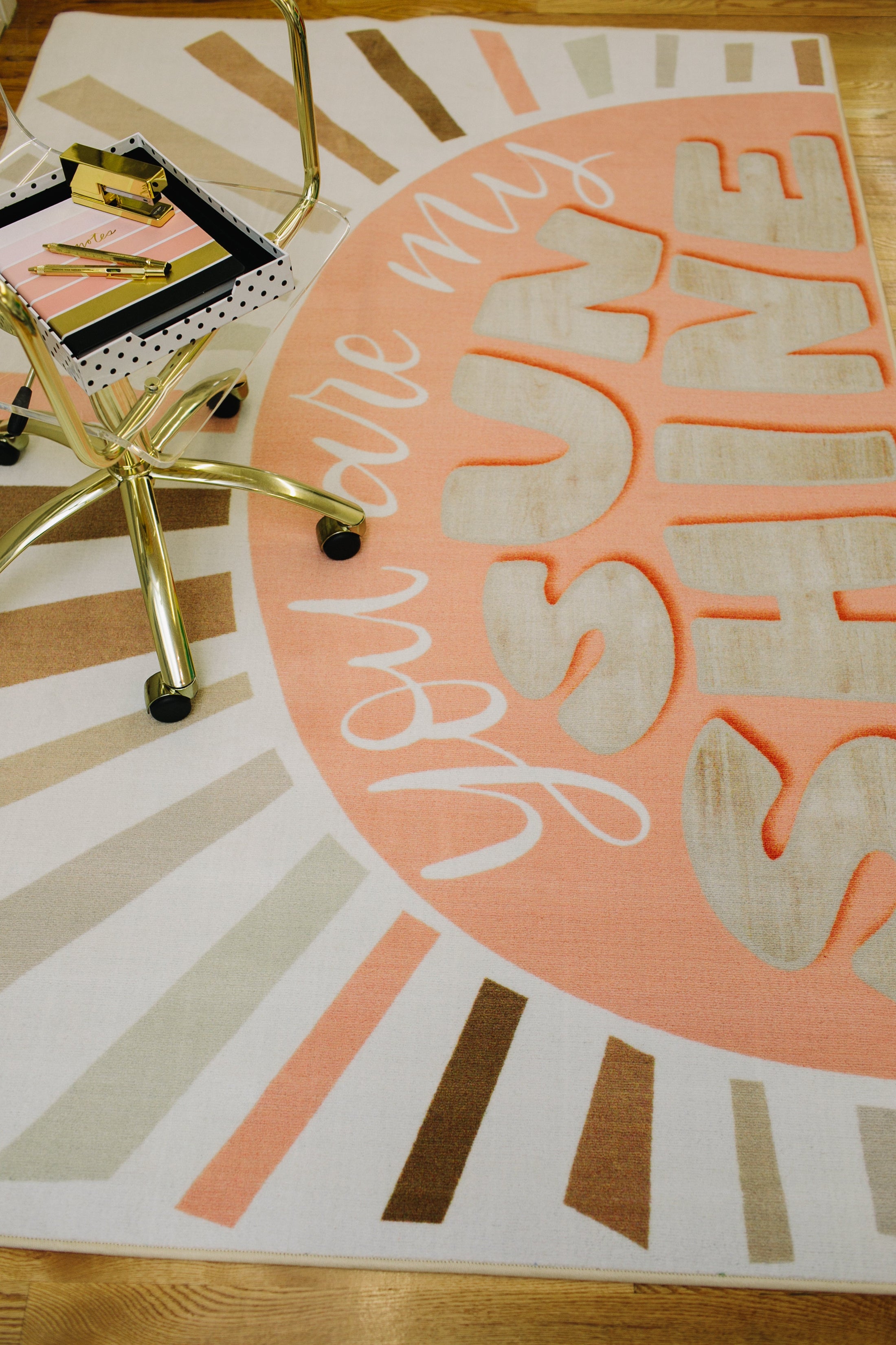 You Are My Sunshine Boho Rug