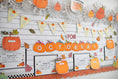 Load image into Gallery viewer, Pumpkin Facts Craft for kids and bulletin board set