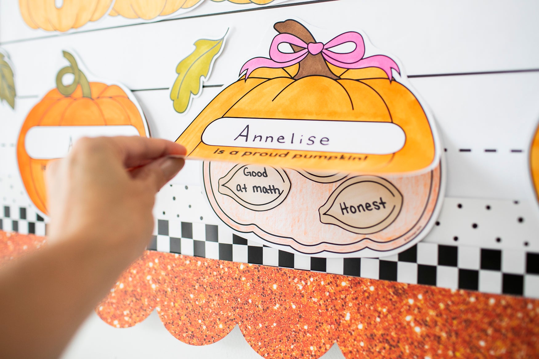 proud pumpkin affirmation craft for kids