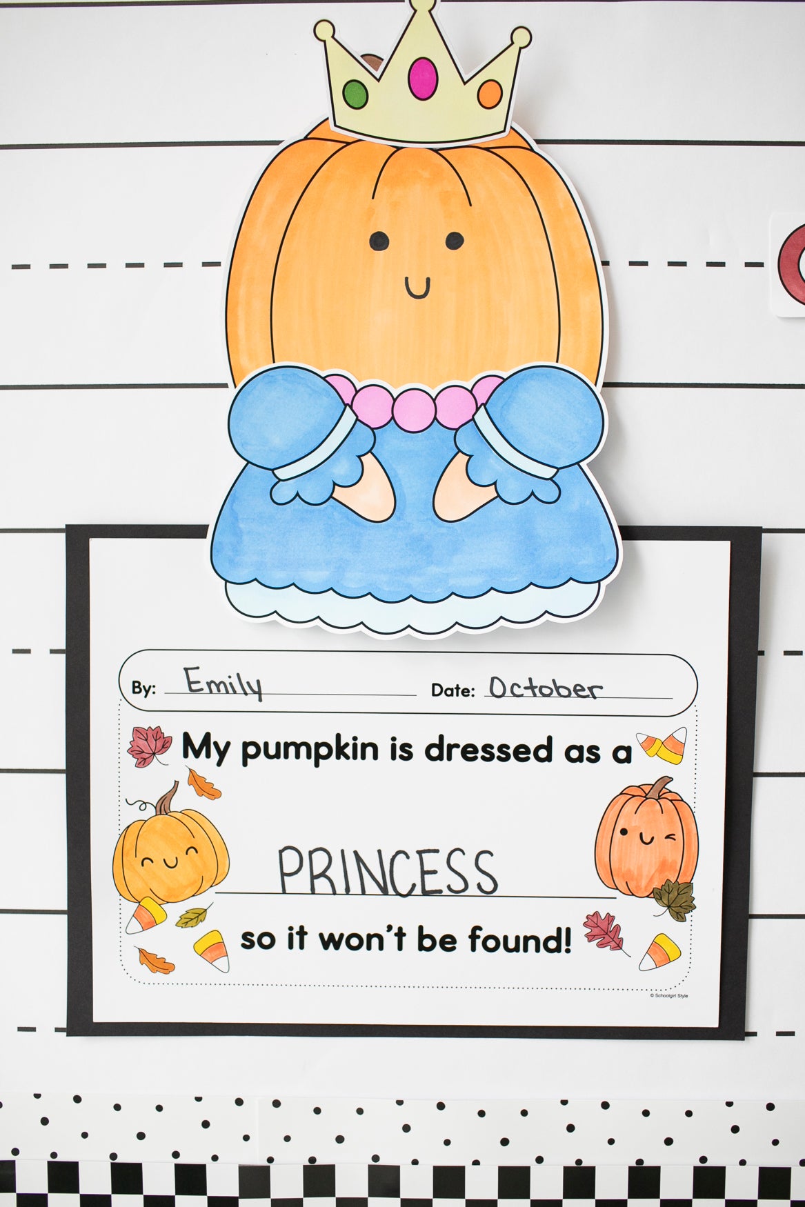 Pumpkins in Disguise Craft for kids