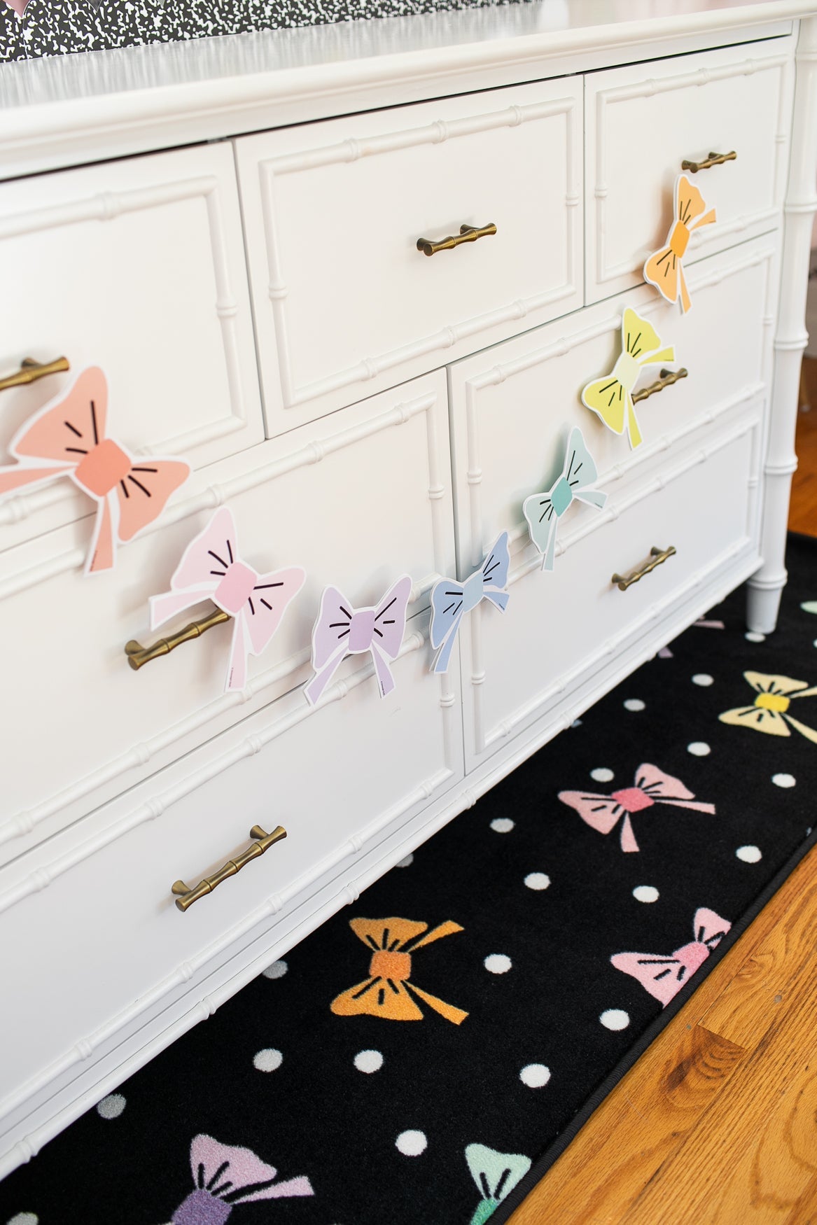 Pastel Bows Classroom Rug by Schoolgirl Style