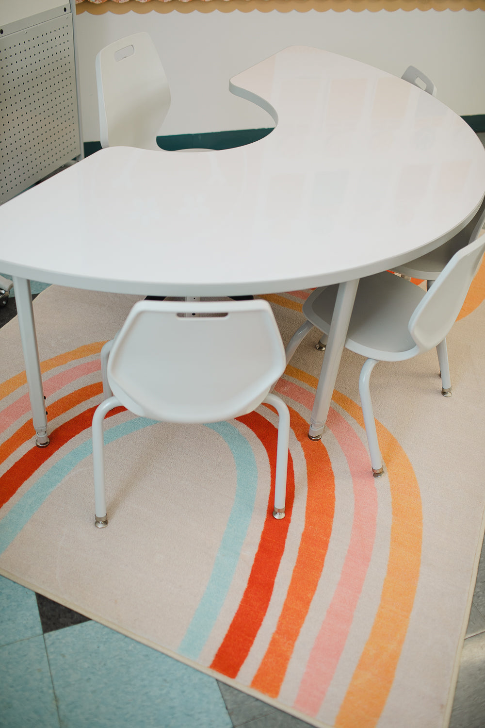 Retro Rainbows Rug