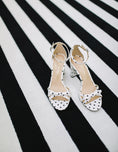 Load image into Gallery viewer, Black and White Stripe Classroom Rug by Schoolgirl Style