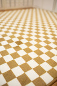 Load image into Gallery viewer, Brown and White Checkerboard Rug Neutral Classroom Rug