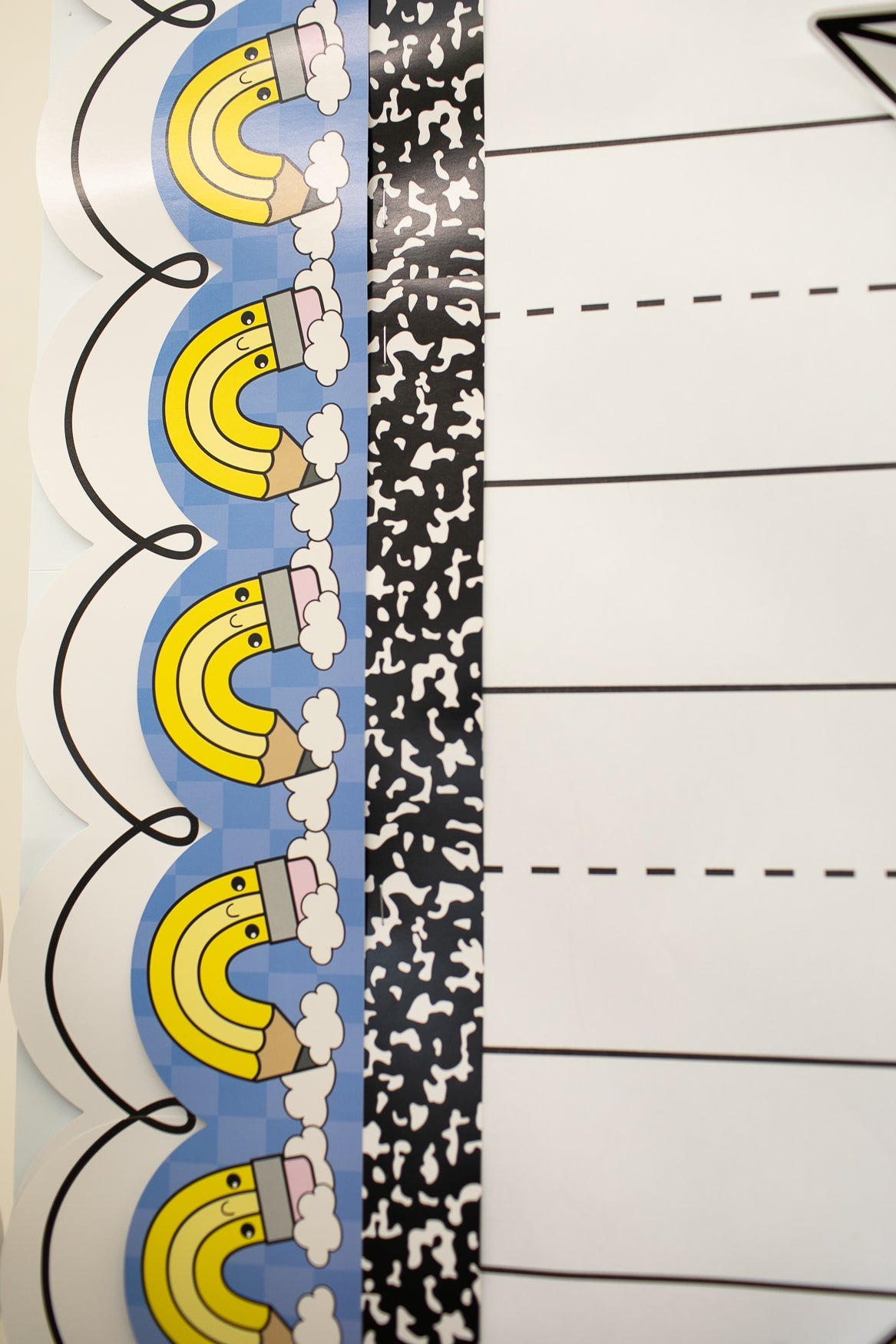 Number 2 Pencil Bulletin Board Borders | School Days