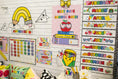 Load image into Gallery viewer, Bright Rainbow Calendar Bulletin Board | School Days