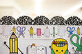 Load image into Gallery viewer, Buddies Forever School Supplies Bulletin Board Border | School Days
