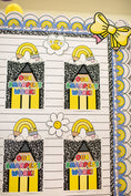 Load image into Gallery viewer, Printable Bright Rainbow Student Work Display | School Days