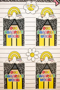 Load image into Gallery viewer, Printable Bright Rainbow Student Work Display | School Days